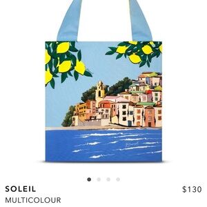 Multicolor Scenic Tote Bag